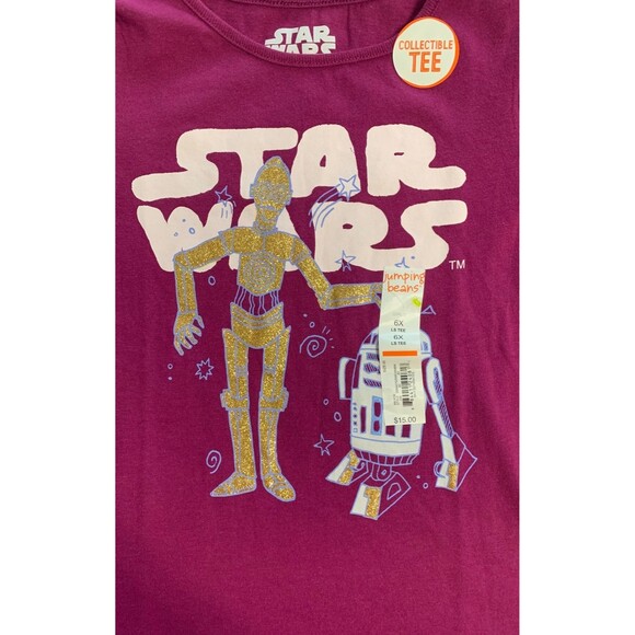 Jumping Beans Star Wars long sleeve shirt  Size 6X New - Picture 4 of 5